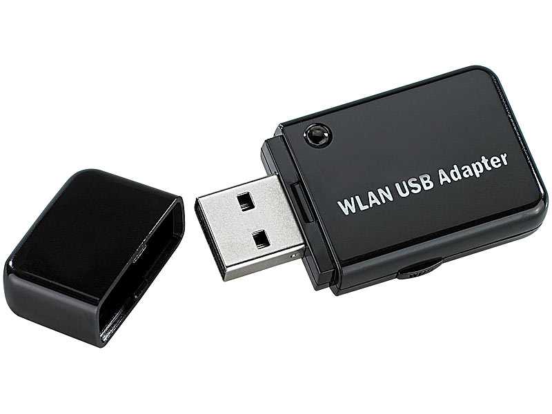 7links Mini-USB-WLAN-Stick "WS-300XS", 300 Mbit n-Draft, WPS-Button; Powerline Adapter Powerline Adapter Powerline Adapter 