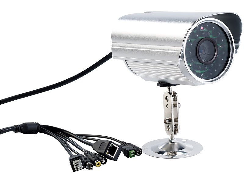 Outdoor IP-Kamera "IPC-760HD" mit QR-Connect / HD / WLAN (refurbished); IP Kameras 