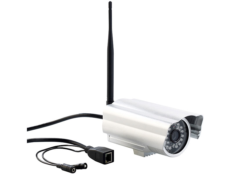 Outdoor IP-Kamera "IPC-755VGA" mit QR-Connect/WLAN (refurbished); IP Kameras 