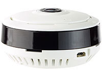 7links IP-Panorama-Überwachungskamera, 360°, Nachtsicht (Versandrückläufer); HD-Micro-IP-Überwachungskameras mit Nachtsicht und App HD-Micro-IP-Überwachungskameras mit Nachtsicht und App 
