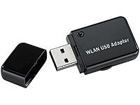 7links Mini-USB-WLAN-Stick "WS-300XS", 300 Mbit n-Draft, WPS-Button; WLAN-Repeater 