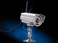 7links Outdoor-IP-Kamera "IPC-710IR" (refurbished); WLAN-IP-Überwachungskameras für Echo Show, mit Nachtsicht, Akkubetriebene IP-Full-HD-Überwachungskameras mit App ELESION 