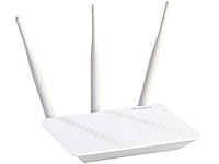 7links 300-Mbit-High-Power-WLAN-Router mit einstellbarer Sendeleistung; WLAN-Repeater WLAN-Repeater WLAN-Repeater 