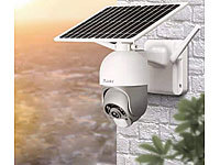 ; Hochauflösende Pan-Tilt-WLAN-Überwachungskameras mit Solarpanel, WLAN-IP-Überwachungskameras mit Nachtsicht und Objekt-Tracking, dreh- und schwenkbar, für Echo Show 