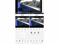 ; WLAN-IP-Überwachungskameras mit 360°-Rundumsicht, WLAN-IP-Überwachungskameras mit Nachtsicht und Objekt-Tracking, dreh- und schwenkbar, für Echo Show 
