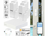 7links HomeKit-Set: ZigBee-Gateway + 5x Tür-/Fenstersensor, Sprachsteuerung; Hochauflösende Pan-Tilt-WLAN-Überwachungskameras mit Solarpanel Hochauflösende Pan-Tilt-WLAN-Überwachungskameras mit Solarpanel Hochauflösende Pan-Tilt-WLAN-Überwachungskameras mit Solarpanel 