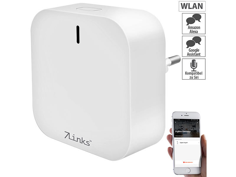 ; Apple HomeKit-zertifizierte Steuereinheiten mit ZigBee, Outdoor-WLAN-IP-Überwachungskameras mit Nachtsicht, Sirene, dreh- und schwenkbar, für Echo Show 