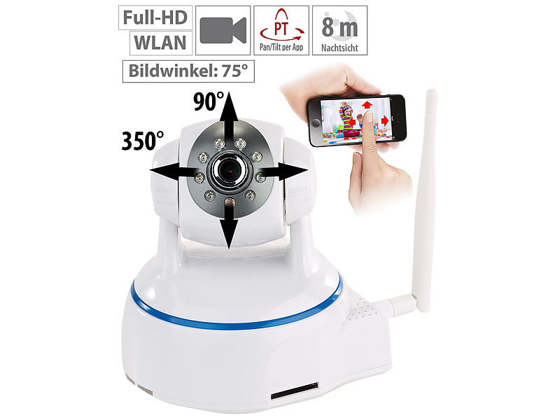 ; Pan-Tilt-IP-Überwachungskameras 