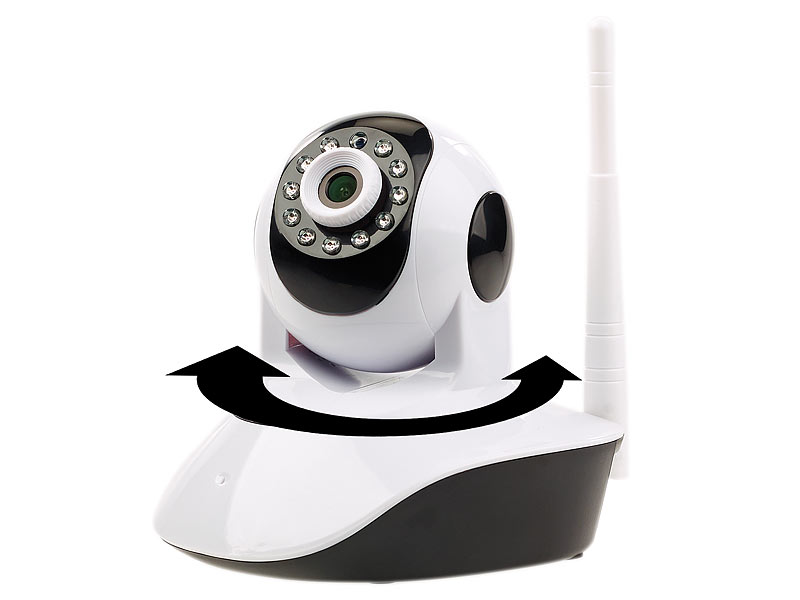 ; WLAN-IP-Nachtsicht-Überwachungskameras & Babyphones, WLAN-IP-Überwachungskameras mit Objekt-Tracking & App 