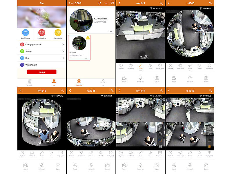 ; HD-Micro-IP-Überwachungskameras mit Nachtsicht und App HD-Micro-IP-Überwachungskameras mit Nachtsicht und App 