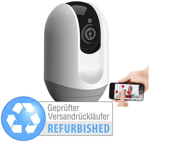 ; Haussicherheits 2-Wege-Gegensprech Grad 360° Rundumsicht W-LAN Ueberwachungskameras Dome 