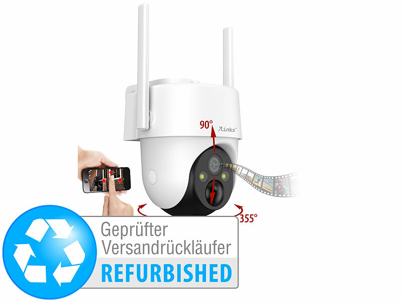 ; HD-Micro-IP-Überwachungskameras mit Nachtsicht und App 