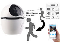 7links WLAN-IP-Überwachungskamera mit Objekt-Tracking & App, Full HD, 360°