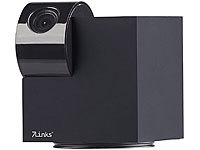 7links Pan-Tilt-IP-Überwachungskamera mit Full HD, WLAN, App und Nachtsicht; HD-Micro-IP-Überwachungskameras mit Nachtsicht und App 