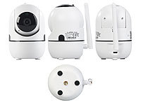 ; Haussicherheits 2-Wege-Gegensprech Grad 360° Rundumsicht W-LAN Ueberwachungskameras Dome 