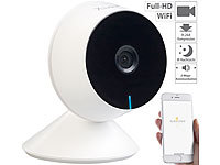 7links Full-HD-IP-Überwachungskamera, WLAN, IR-Nachtsicht, Alexa Show-kompat.; Personendetektionen Bewegungssensoren Überwachungsrecorder Funkkameras 