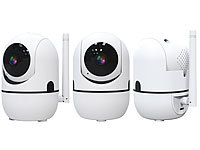 ; Haussicherheits 2-Wege-Gegensprech Grad 360° Rundumsicht W-LAN Ueberwachungskameras Dome 
