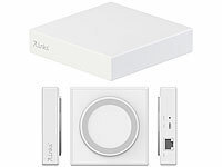 ; ZigBee-WLAN-Gateway für kompatible Smart-Home-Geräte mit App, Apple HomeKit-zertifizierte ZigBee-Steuereinheiten mit Tür- und FenstersensorenWLAN-Pan-Tilt-Überwachungskameras mit Privat-Modus und Objekt-Tracking, für Echo Show 