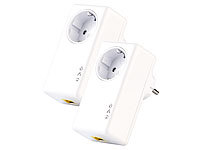 7links 200Mbps-Powerline-Netzwerkadapter mit Steckdose (2er-Set)