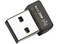 7links Micro-WLAN-Stick WS-150.XXS mit Hotspot 150 Mbit & ftp-Server; Dualband-WLAN-Repeater 