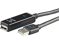 7links USB-2.0-Verlängerung aktiv (inkl. 15 m Anschlusskabel); WLAN-Repeater mit LAN-Geräteanschluss 