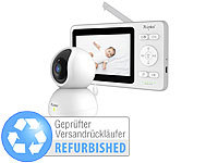 7links Video-Babyphone, dreh & schwenkbare Kamera, Versandrückläufer; WLAN-IP-Überwachungskameras mit Objekt-Tracking & App, WLAN-IP-Überwachungskameras, dreh- und schwenkbar 