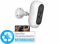 7links Akku-Outdoor-IP-Überwachungskamera, Full HD, Versandrückläufer; HD-Micro-IP-Überwachungskameras mit Nachtsicht und App 