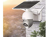 ; Hochauflösende Pan-Tilt-WLAN-Überwachungskameras mit Solarpanel, WLAN-IP-Überwachungskameras mit Nachtsicht 
