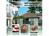 ; Hochauflösende Pan-Tilt-WLAN-Überwachungskameras mit Solarpanel, WLAN-IP-Überwachungskameras mit Nachtsicht 