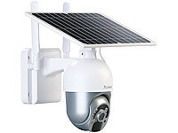 ; Hochauflösende Pan-Tilt-WLAN-Überwachungskameras mit Solarpanel, WLAN-IP-Überwachungskameras mit Nachtsicht 