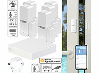 7links HomeKit-Set: ZigBee-Gateway + 5x Tür-/Fenstersensor, Sprachsteuerung