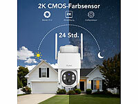 ; 4G/LTE-Akku-Außenkamera mit eSIM, 2K-Auflösung, Pan-Tilt-Funktion & Solarpanel 4G/LTE-Akku-Außenkamera mit eSIM, 2K-Auflösung, Pan-Tilt-Funktion & Solarpanel 4G/LTE-Akku-Außenkamera mit eSIM, 2K-Auflösung, Pan-Tilt-Funktion & Solarpanel 