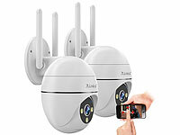 7links WLAN-Kamera mit App, Überwachungskamera außen drehbar