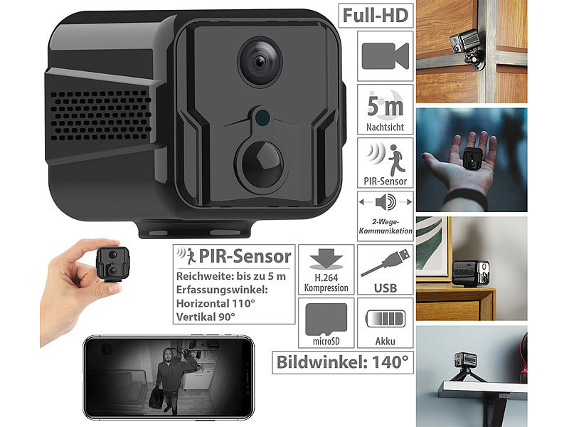 ; WLAN-IP-Nachtsicht-Überwachungskameras & Babyphones, WLAN-IP-Überwachungskameras mit Nachtsicht 