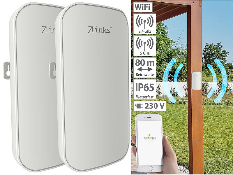 7links Outdoor WLAN Repeater (NX-4812) au meilleur prix sur