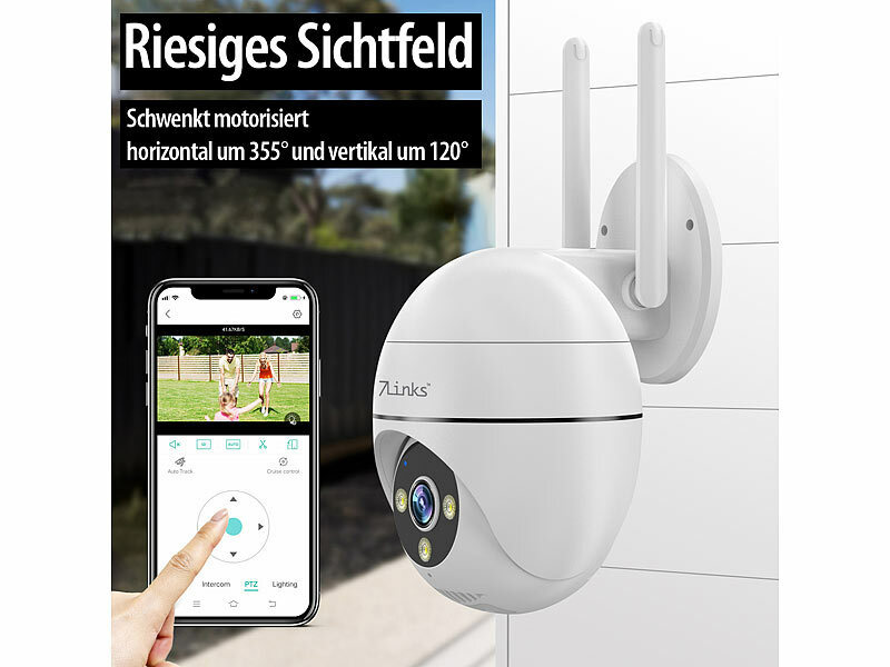 ; Hochauflösende Pan-Tilt-WLAN-Überwachungskameras mit Solarpanel, WLAN-IP-Nachtsicht-Überwachungskameras & BabyphonesWLAN-IP-Überwachungskameras mit Nachtsicht 