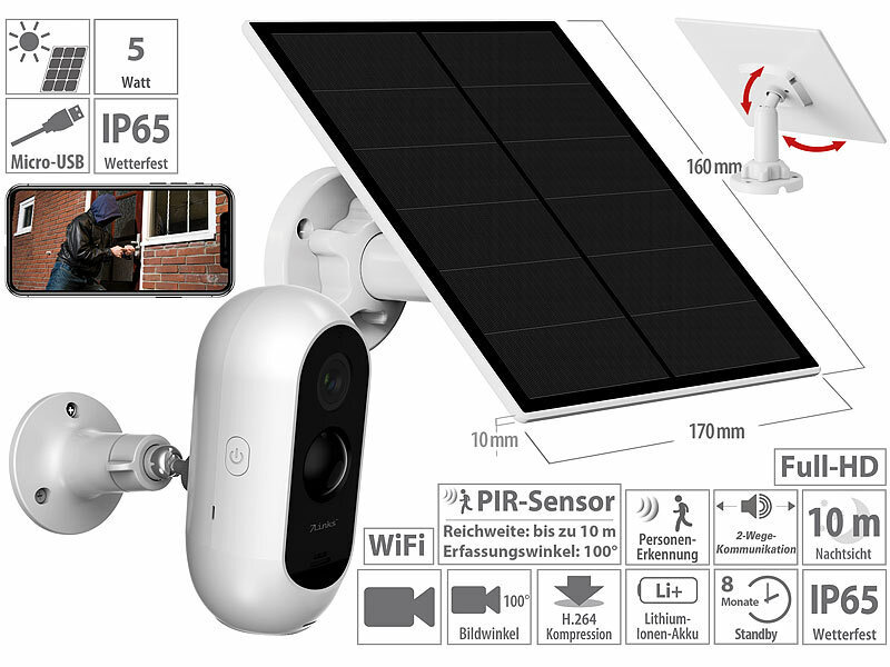 ; Hochauflösende Pan-Tilt-WLAN-Überwachungskameras mit Solarpanel, WLAN-IP-Nachtsicht-Überwachungskameras & BabyphonesWLAN-IP-Überwachungskameras mit Nachtsicht Hochauflösende Pan-Tilt-WLAN-Überwachungskameras mit Solarpanel, WLAN-IP-Nachtsicht-Überwachungskameras & BabyphonesWLAN-IP-Überwachungskameras mit Nachtsicht 