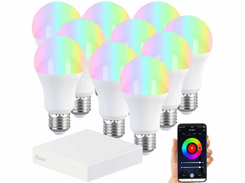 ; Multicolor energiesparende Heime neutralweisse Energiespar kalt-weiße farbenfrohe Dekorationen Sets 