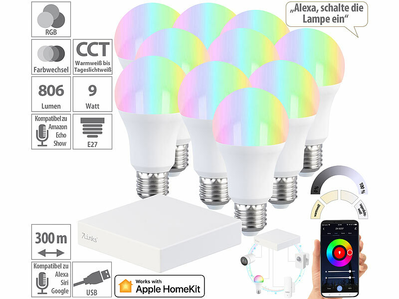 ; Multicolor energiesparende Heime neutralweisse Energiespar kalt-weiße farbenfrohe Dekorationen Sets 