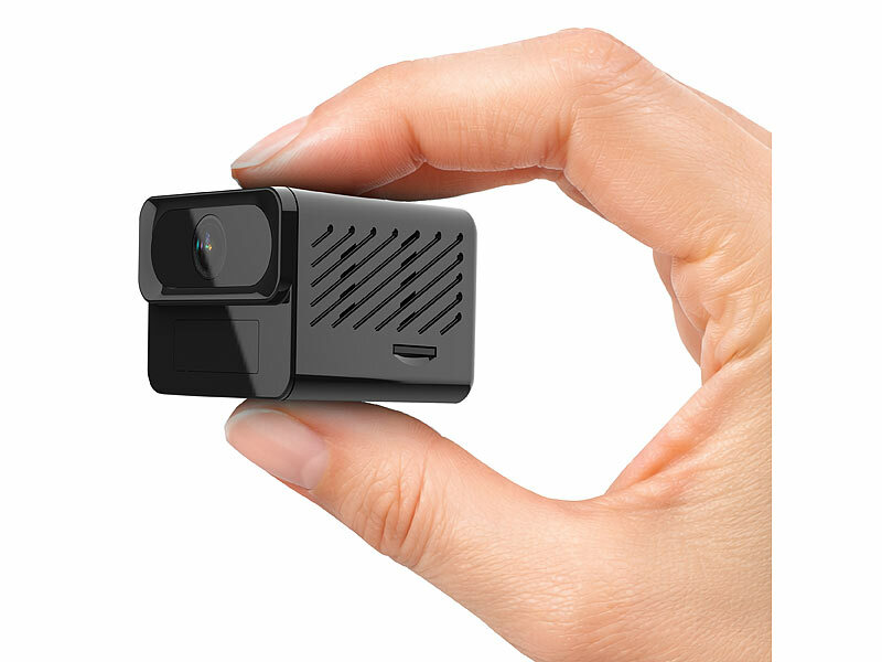 ; HD-Micro-IP-Überwachungskameras mit Nachtsicht und App 