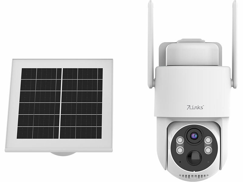 ; 4G/LTE-Akku-Außenkamera mit eSIM, 2K-Auflösung, Pan-Tilt-Funktion & Solarpanel 4G/LTE-Akku-Außenkamera mit eSIM, 2K-Auflösung, Pan-Tilt-Funktion & Solarpanel 4G/LTE-Akku-Außenkamera mit eSIM, 2K-Auflösung, Pan-Tilt-Funktion & Solarpanel 