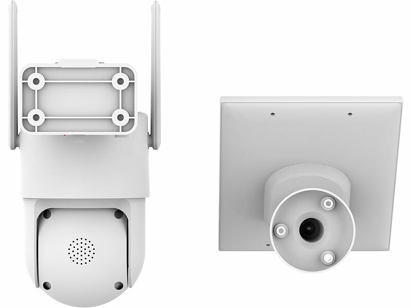 ; 4G/LTE-Akku-Außenkamera mit eSIM, 2K-Auflösung, Pan-Tilt-Funktion & Solarpanel 4G/LTE-Akku-Außenkamera mit eSIM, 2K-Auflösung, Pan-Tilt-Funktion & Solarpanel 4G/LTE-Akku-Außenkamera mit eSIM, 2K-Auflösung, Pan-Tilt-Funktion & Solarpanel 