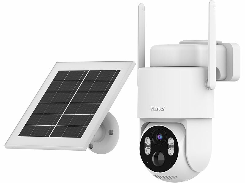 ; 4G/LTE-Akku-Außenkamera mit eSIM, 2K-Auflösung, Pan-Tilt-Funktion & Solarpanel 4G/LTE-Akku-Außenkamera mit eSIM, 2K-Auflösung, Pan-Tilt-Funktion & Solarpanel 4G/LTE-Akku-Außenkamera mit eSIM, 2K-Auflösung, Pan-Tilt-Funktion & Solarpanel 