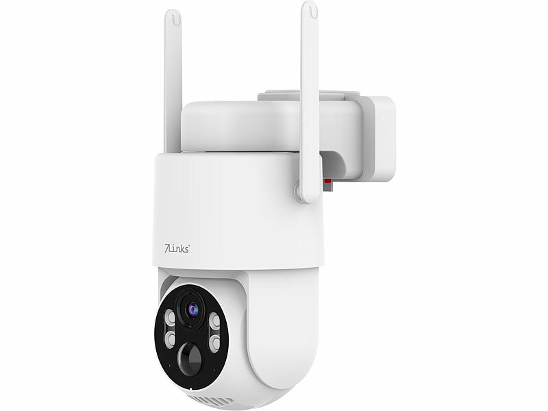 ; 4G/LTE-Akku-Außenkamera mit eSIM, 2K-Auflösung, Pan-Tilt-Funktion & Solarpanel 4G/LTE-Akku-Außenkamera mit eSIM, 2K-Auflösung, Pan-Tilt-Funktion & Solarpanel 4G/LTE-Akku-Außenkamera mit eSIM, 2K-Auflösung, Pan-Tilt-Funktion & Solarpanel 