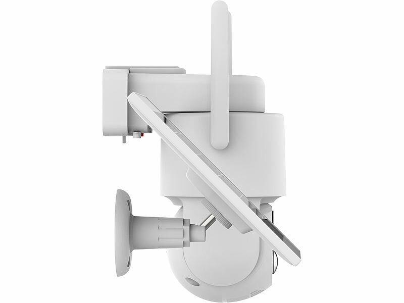 ; 4G/LTE-Akku-Außenkamera mit eSIM, 2K-Auflösung, Pan-Tilt-Funktion & Solarpanel 4G/LTE-Akku-Außenkamera mit eSIM, 2K-Auflösung, Pan-Tilt-Funktion & Solarpanel 4G/LTE-Akku-Außenkamera mit eSIM, 2K-Auflösung, Pan-Tilt-Funktion & Solarpanel 